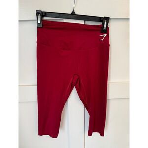 Gym Shark‎ cropped red leggings size small